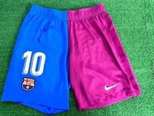 MAGLIA SHORTS BARCELONA MESSI AUTOGRAFATA SIGNED NO MATCH WORN SHIRT COA