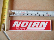 NOLAN HELMETS STONER MELANDRI RINS  BALLINGTON STICKER AUTOCOLLANT AUFKLEBER 