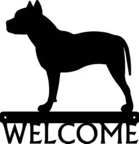 Insegna benvenuto cane - insegna, pit