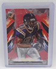 Topps 2024 Inception Football 80 Torry Holt, St. Louis Rams /75