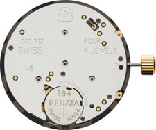 ETA G10.712 = G10.711 Calendar H6 Swiss Chronograph Quartz Movement
