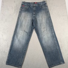Jeans Vintage Southpole Uomo 36 (Adatto 34x32) Y2K Baggy Street Skate Fade Denim