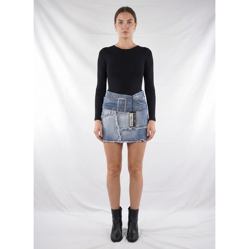 Terranova blu mini gonna - mini, corta