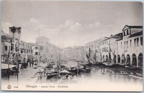 Chioggia veneto canal boats - chioggia,