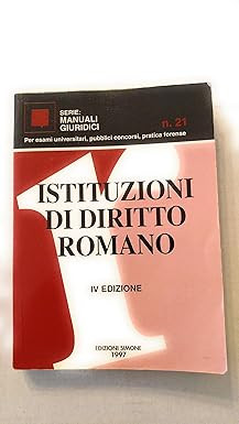 Istituzioni diritto romano - istituzioni,