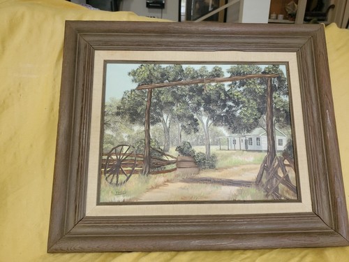 Dipinto olio vintage firmato - a,