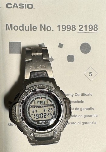 Casio pro trek prt - trek, prt-410t-7vt