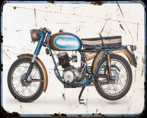 Insegna metallo ducati - insegna, 125