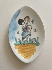 Piatto spilla ceramica