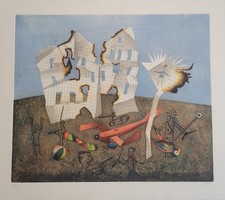 Enrico Benaglia acquaforte  La casa di carta