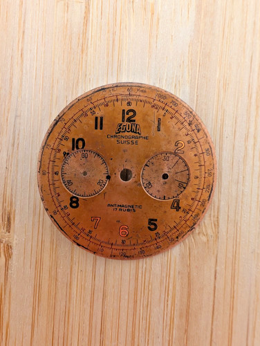 Vintage egona chronograph dial - egona,