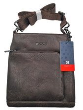 Borsello Tracolla Ecopelle Testa di Moro  Uomo Roncato