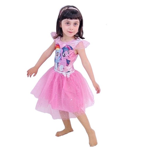 Mini pony abito glitter - mini,
