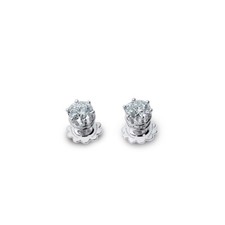 Orecchini Punto Luce Damiani Minou Diamanti Oro Bianco EARRINGS 0,40 ct 20055876