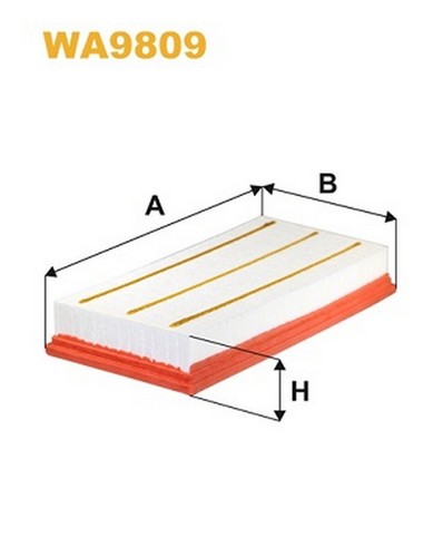 Wa9809 filtro aria - filtro, per