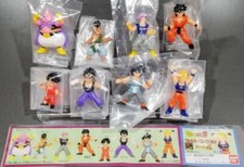 Lotto di 8 figurine Dragon Ball Goku Vegeta Pan Goten Trunks Ub Mr. Buu Mini ...