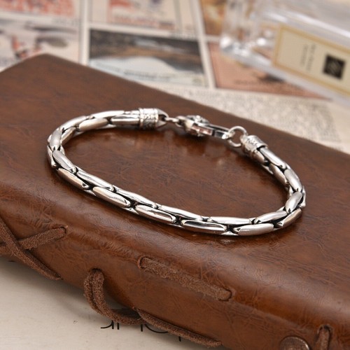 Bracciale uomo argento
