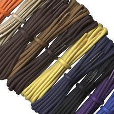 Lacci per scarpe/stivali in cotone cerato 3/3,5 mm - lunghezze da 60 cm a 240 cm