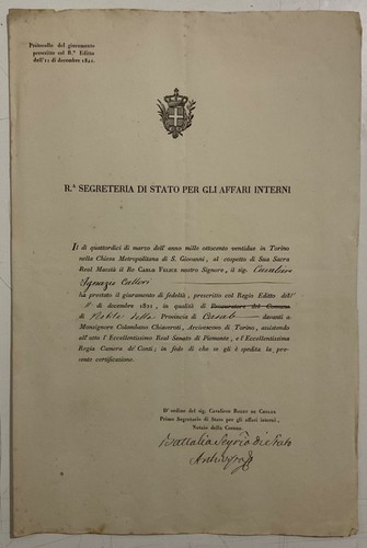 Carlo felice atto di - atto,