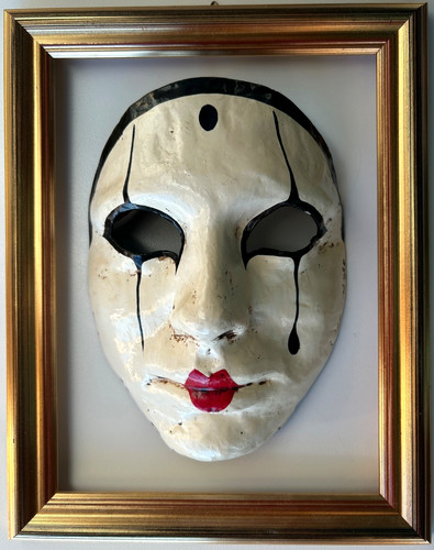 Pierrot maschera cartapesta - pierrot,