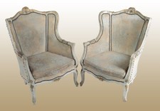 Coppia di poltrone bergere
