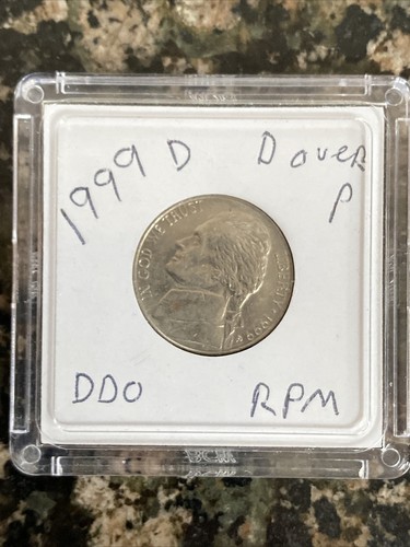 Jefferson nickel ddo rpm - nickel, p/d