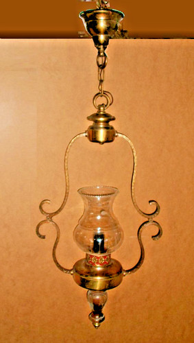 Antico lampadario lampione - antico,