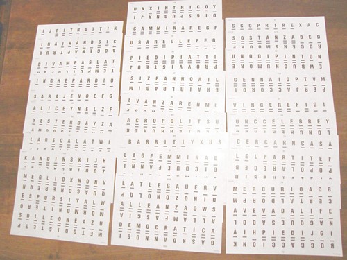 Gioco scatola parti - in,
