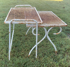 Coppia tavoli vintage metà