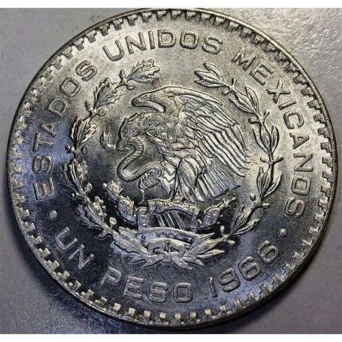 Peso 1966 messico argento - peso,