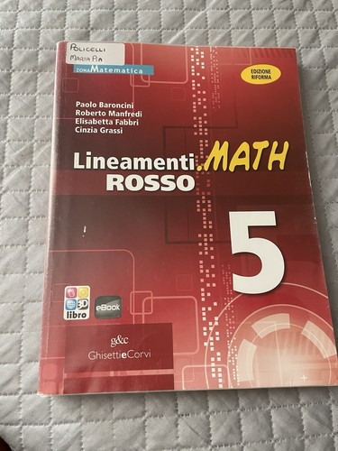 Lineamenti math rosso - rosso, 5