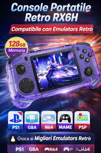 Console retro rx6h ips - console,
