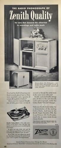 Radiofonografo qualità zenith - qualità,