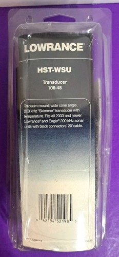 Lowrance 106 hst - lowrance, hst-wsu