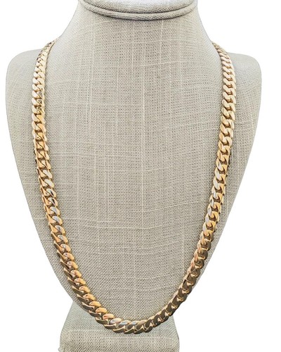 Catena maglia cubana - , oro