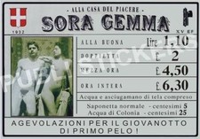 TARGA VINTAGE 1932 CASA DI