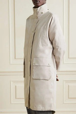 Giacca gabardine con cappuccio