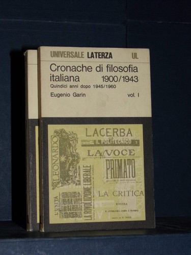 Eugenio garin cronache di - eugenio,