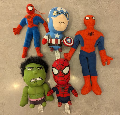 Lotto peluche parlante marvel - peluche,