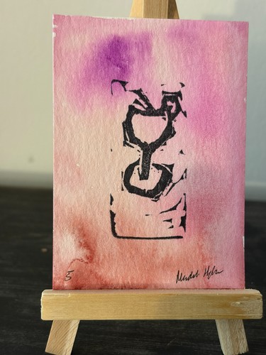 Aceo art card acquerello - art,