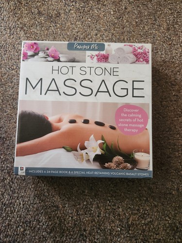 Kit massaggio hot stone con - massaggio,