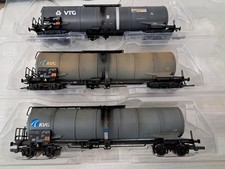 Piko 54904 54194 Lotto Tre Carri Cisterna VTG KVG  Invecchiati