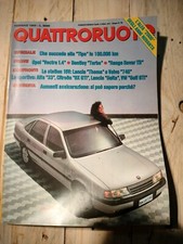 Rivista D'Epoca Quattroruote Mese Di Febbraio Del 1989