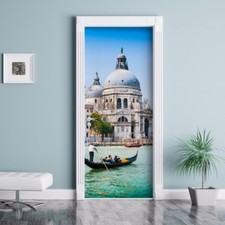 PORTA PERSONALIZZATA DECORAZIONI ARREDAMENTO VENEZIA PALUDE GONDOLA DESIGN