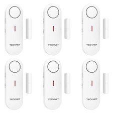 TECKNET Allarme Casa Senza Fili, Mini Sensori Allarme Porte E Finestre, Allarme 