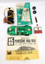 K&B Porsche 906/916 & accessori slot car 1:24 Ref. 1802 made in USA 1960s