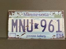 Targa metallica auto americana