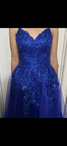 Abito formale donna blu royal