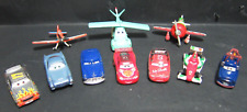Lotto 10 Modellini misti Cars Auto Furgoni Aereoplani Saetta Disney Pixar Mattel