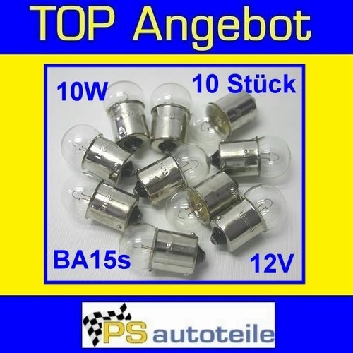 10x lampadine 10w ba15s opel - 10x,